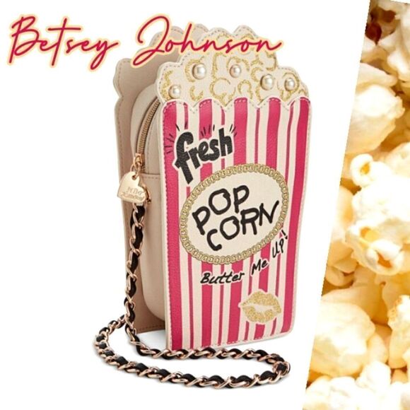 Betsey Johnson Fresh Pop Corn Crossbody Bag - Picture 1 of 3